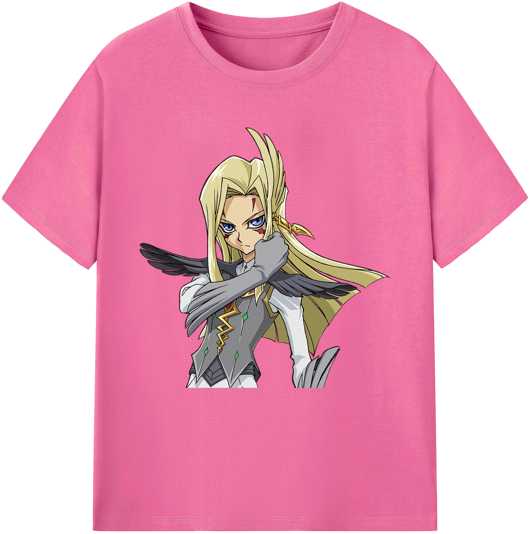 （画像用） 遊☆戯☆王 Yu-Gi-Oh! レディースカジュアルプリントTシャツ（綿100％）